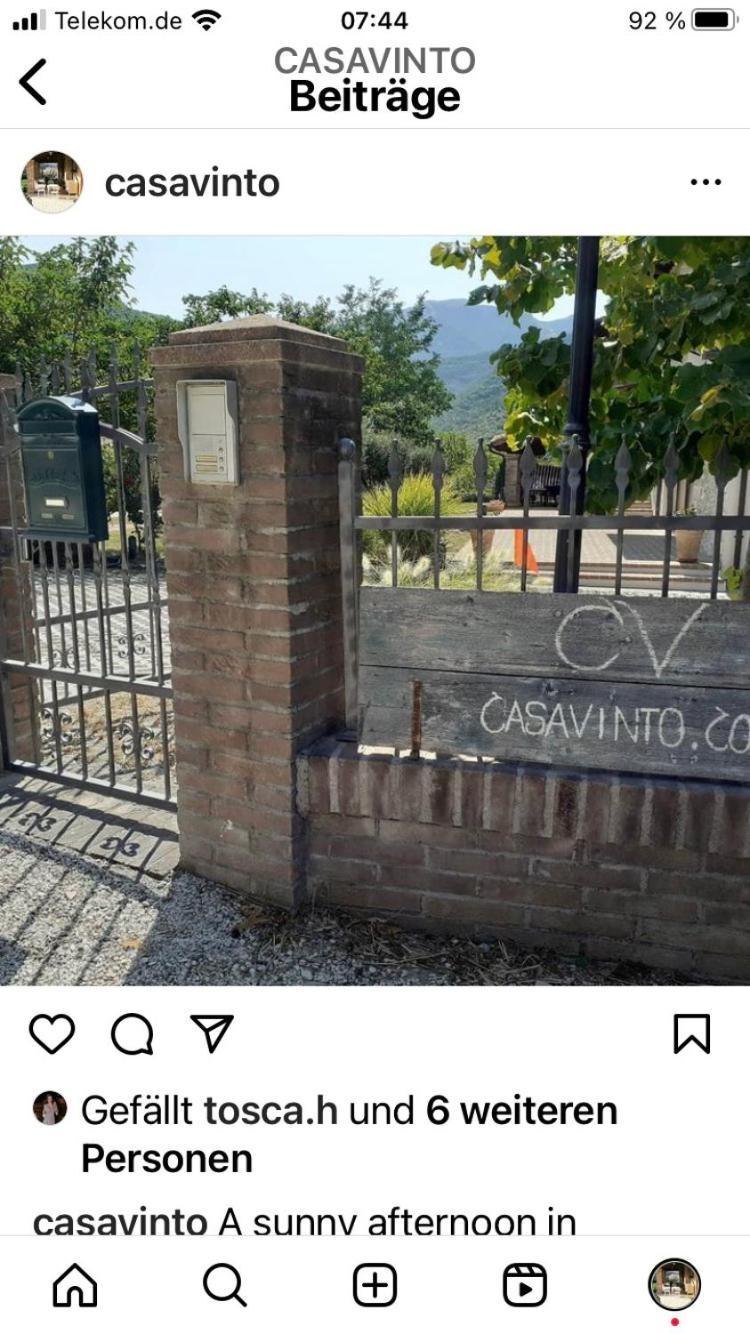 Casa Vinto Otel Cagli Dış mekan fotoğraf